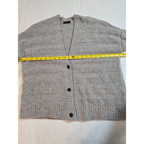 ATM Womens Boucle Cardigan Sweater waist length Button-Down Soft Knit size M - Picture 8 of 16